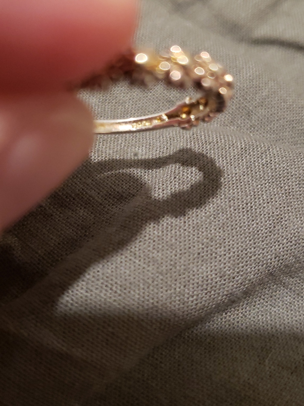 🧁Delicate Floral Cluster Band - Picture 4 of 7